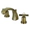 Kingston Brass KS4983ZX Millennium 8" Widespread Bathroom Faucet, Antique Brass KS4983ZX - alternate 1